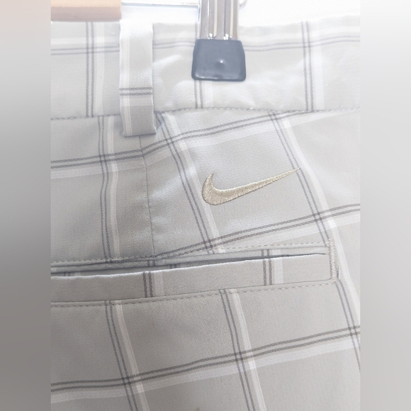 Nike Men Shorts Gray Checker - Picture 3 of 8